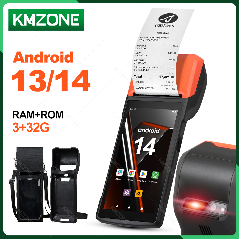 Pos Terminal Android - Ręczna drukarka PDA z systemem Android