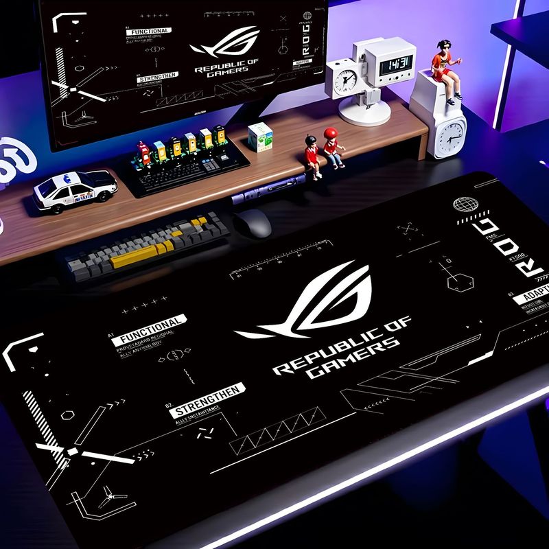 Podkładka pod mysz VIKAMA ROG  – Office Tech Logo recenzja i cena
