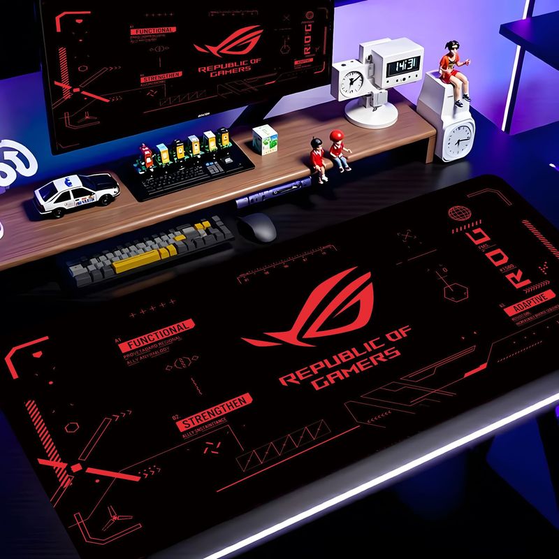 Podkładka pod mysz VIKAMA ROG  – Office Tech Logo recenzja i cena
