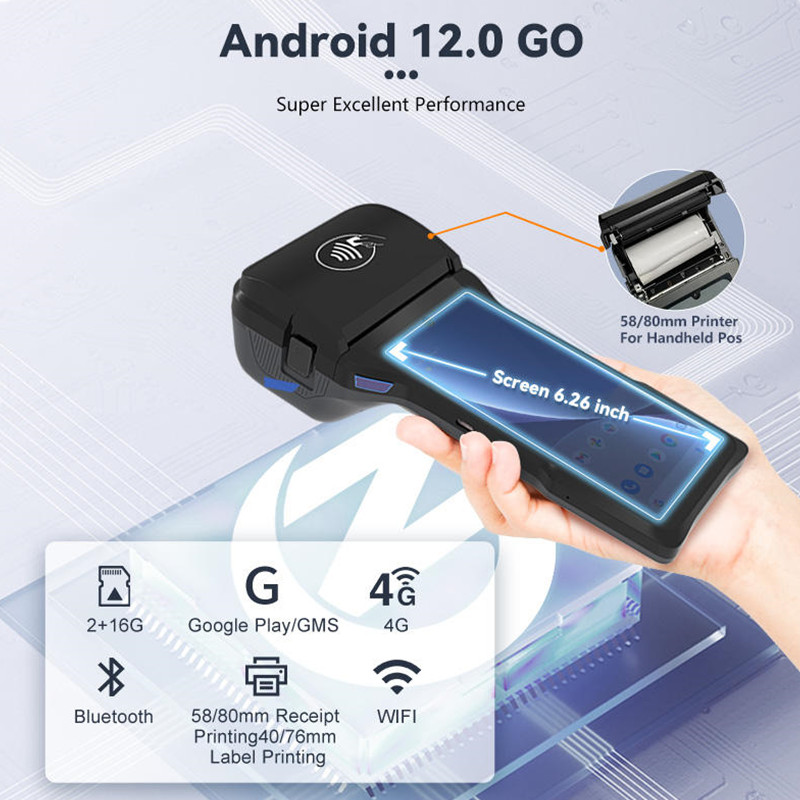 JHZ dla Z93 Przenośna kasa fis – Pos Terminal Android recenzja i cena