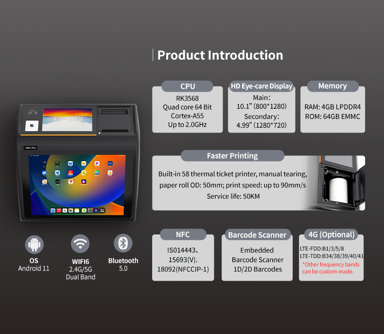 D3-Mini Inteligentny terminal  – Pos Terminal Android recenzja i cena